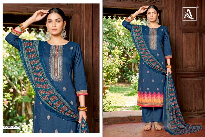 Alok suit khatta meetha printed dress material wholesale